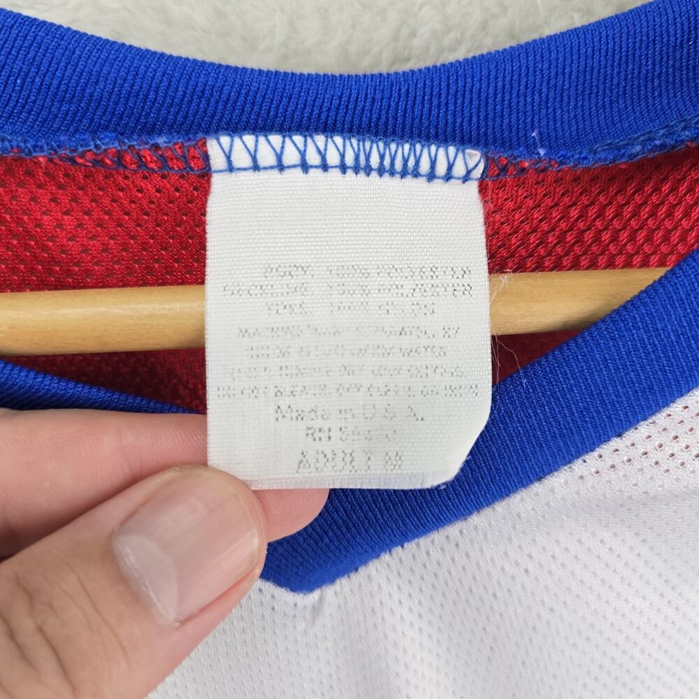 Vintage USA Olympics Hockey Jersey Adult Medium 90s General Mills Made In USA - Picture 5 of 8